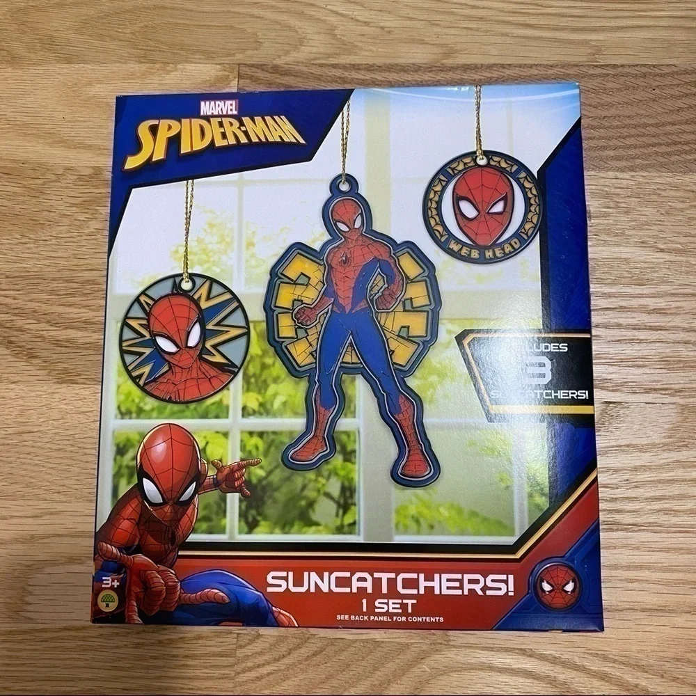 Spider Man Sun Catcher Kit Craft NWT NEW